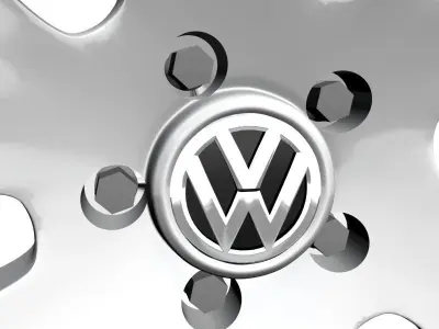 Volkswagen Polo 9n sedan Wheel Free 3D model