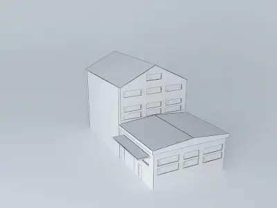 Derelict Factory Sisak Free 3D model