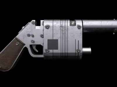 Star Wars Reys NN14 Blaster Rifle  Low-poly 3D model