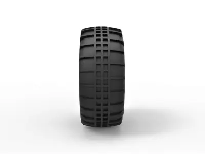 Rear wheel for Dune Buggy 5 3D print model