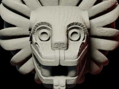Quetzalcoatl 3D print model buy