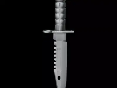M9 Bayonet Knife 3D print model