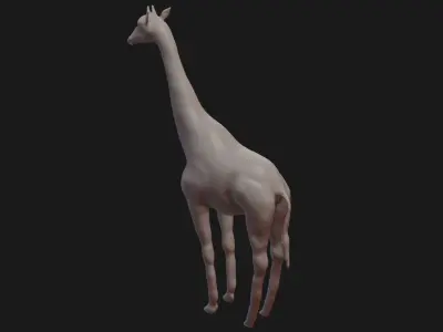 Giraffe Base Mesh 3D model