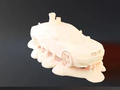 Candle Car Free 3D print model
