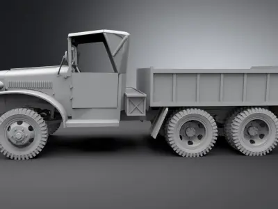 IH M5H6 Truck scale model  3D print model