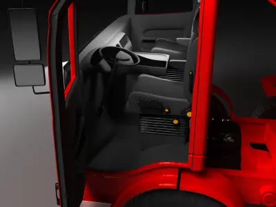 construction site truck 3D model