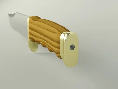 Knife Free low-poly 3D model order
