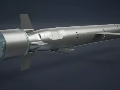 BGM-109G Gryphon High-Poly 3D model