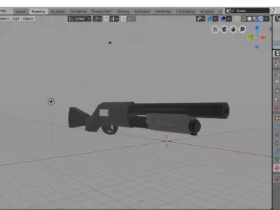 Sgotgun gun Free 3D model