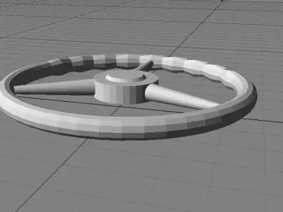Steering - classic type 3D model