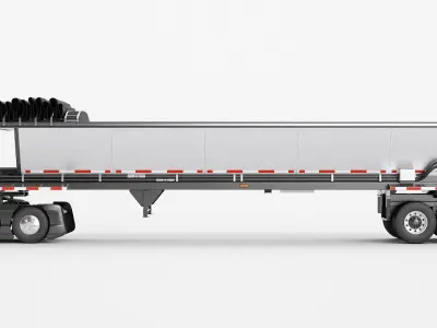  Semi Truck Generic Live Bottom Trailer 02 
