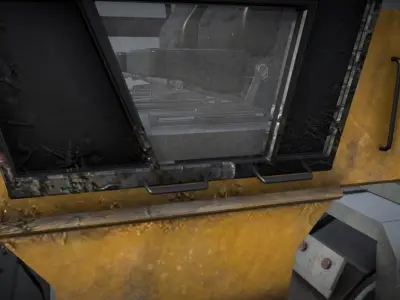 Asphalt Rolling machine 3D model