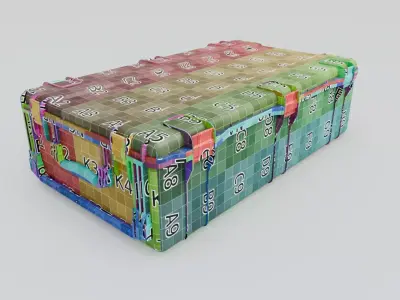 Large Hard Shell Equipment Case Low-poly 3D model purchase