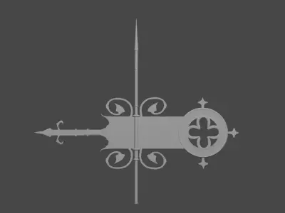 Church Windvain  Free 3D model