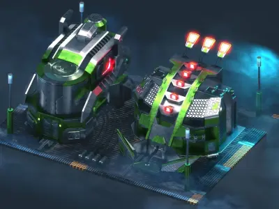 Sci-Fi  Concept 3D model