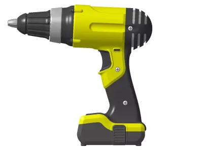 Driller electric drill Free 3D model