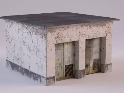 Ultra-Realistic Electrical Equipment Room 3D Model Low-poly 3D model