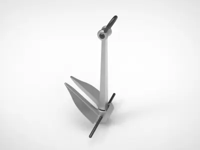 Danforth Anchor 3D model