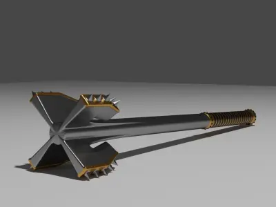 Medieval Mace Free 3D model