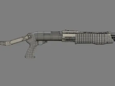 Franchi SPAS-12 3D model get