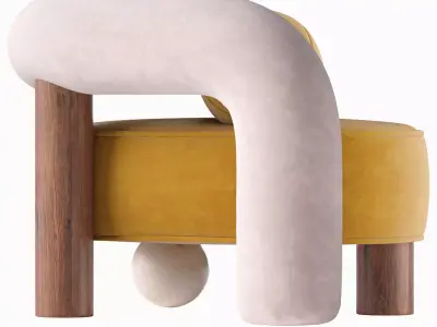Postmodern Soleil Armchair   3D model