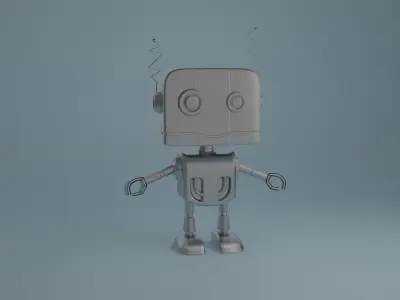 robot 3D model 80