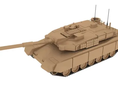  M1A1 Abrams 3D model
