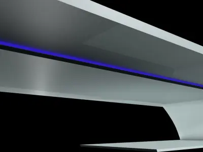 sci fi hospital bed Free 3D model