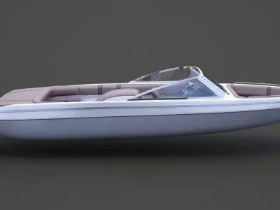 Motor Boat 06 3D model