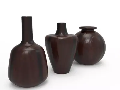 Earthen Pots 3D print model