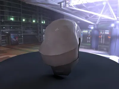 Daft Punk Thomas helmet 3D model 3D model