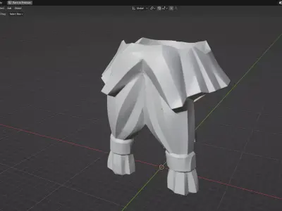 Custom3Dprint Minifigure Accessory - Minifigure Beard S1 - 09 3D print model