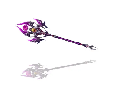 Succubus Scepter Low-poly 3D model