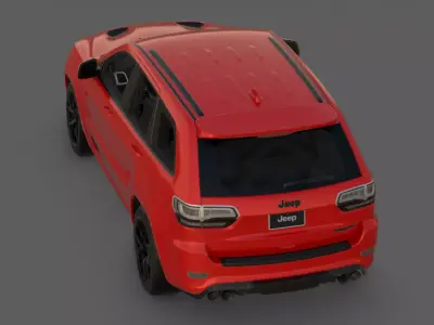 2018 Jeep Grand Cherokee Trackhawk 3D Model  3D model