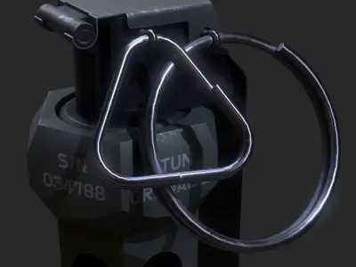 Flashbang Grenade 3D model