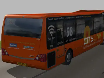 Optare Versa CityLink Low-poly 3D model
