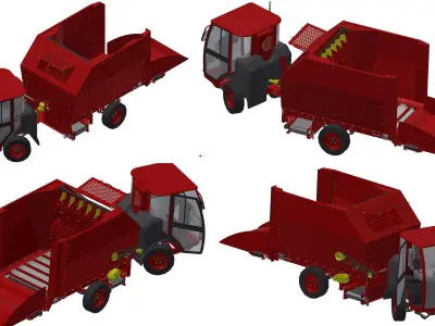 Heavy Equipment - straw 3D model