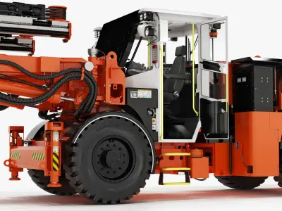 Underground Mining Drill Rigs DD422iE 3D model