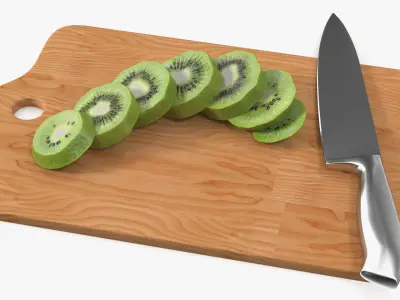  Blender with Green Smoothie and Fruits Black 