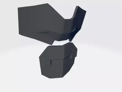 Military Clothing Armor  Low-poly 3D model