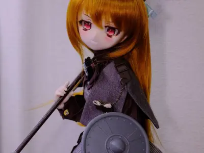 helberd for a 6th part size figure 3D print model