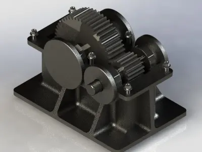  Gear Box Free 3D model