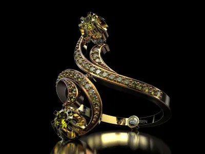 Antique TDM Ring 3D print model