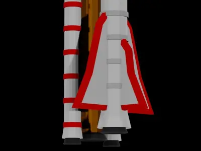 Low Poly Space Shuttle Free low-poly 3D model