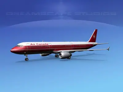 Airbus A321 Air Canada 1 3D model