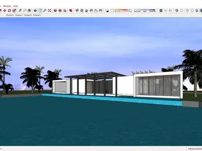 Sketchup Hotel K9 3D model