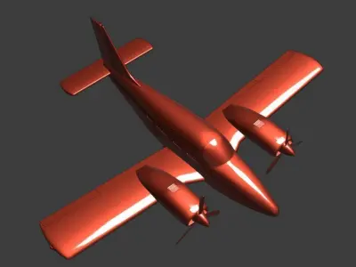 PA-34 Piper Seneca 3 3D print model