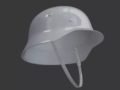 Steel Helmet 3D Printable  3D print model