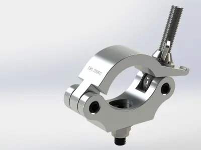 Clamp for pipe 48-51mm 200 kg 3D model