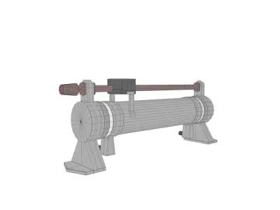 Rheostat air compressor 3D model